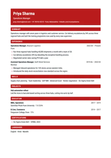 Bold resume template: Loud band, condensed type, everything tight.