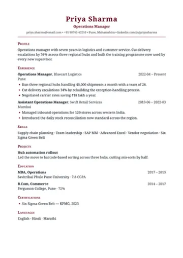 Editorial resume template: A magazine opening: centred masthead, serif body.