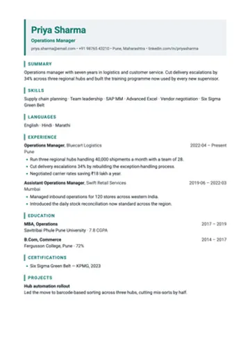 Support resume template: Languages and tools first, for BPO and customer support.